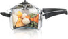 DUROMATIC® Pressure Cooker 11” 8.45 Qt Family of 6 Wide Base for Better Braising, Stainless