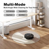 S1 Robot Vacuum Cleaner Slim 120Mins Runtime 2-In-1 Robot Sweeping or Mopping Self-Charging Wifi&App&Remote Control Robotic Vacuum Cleaner for Home Pet Hair Hard Floors,Black