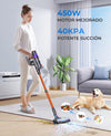 Cordless Vacuum Cleaner, 450W/40Kpa Stick Vacuum Cleaners for Home with Touch Display, 55 Mins Max Runtime, Lightweight Handheld Anti-Tangle Vacuum Cleaner, Carpet, Pet Hair and Hardwood Floors