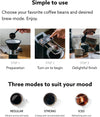 the Brew | Automatic Pour over Coffee Maker | Clear Brewing Method | Precise Temperature Regulation | Three Brewing Modes: Regular, Strong, Iced | Compact Design | US Version