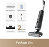 H14 Wet Dry Vacuum Cleaner, 180° Lie-Flat Cordless Vacuum Mop, 140°F Brush Washing, Fast Hot Air Drying in 5Mins, Smart Hard Floor Cleaner Machine with Powerful Suction, Great for Sticky Messes