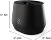 2 – 3L, Electric Composter (45 Cycles), World’S First Smart Waste Kitchen Bin That Turns Waste into Natural Fertilizer with a Single Button, Indoor Compost Bin (Black)