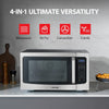 4-In-1 ML-EC42P(SS) Countertop Microwave Oven, Smart Sensor, Convection, Air Fryer Combo, Mute Function, Position Memory 13.6" Turntable, 1.5 Cu Ft, 1000W, Silver