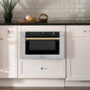 Autograph Edition 24" 1.2 Cu. Ft. Built-In Microwave Drawer with a Traditional Handle in Stainless Steel and Gold Accents