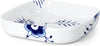 Royal Copenhagen 1065429 Blue Fluted Mega Ovenware Plate, M, 9.8 Inches (25 Cm), Square