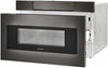 SMD2470AH 24" Microwave Drawer with 1.2 Cu. Ft. Capacity in Black Stainless Steel