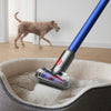 V11 Cordless Stick Vaccum, Large, Nickel/Blue