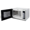 RFS12TS Medium Duty Stainless Steel Commercial Microwave with Push Button Controls - 120V, 1200W