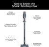 IZ631H Cordless Pro Vacuum with Powerfins and Self-Cleaning Brushroll, Includes Upholstery Tool & Crevice Tool, up to 60 Minute Runtime, HEPA Filtration, Cordless Vacuum, Dark Grey/Mojito