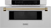 Autograph Edition 30" 1.2 Cu. Ft. Built-In Microwave Drawer in Fingerprint Resistant Stainless Steel with Champagne Bronze Accents