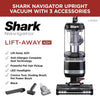 Shark LA322 Navigator Lift-Away ADV Corded Lightweight Upright Vacuum with Detachable Pod Pet Power Brush, Crevice Tool and Dusting Brush, Black (Renewed)