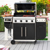 Gas Grill and Wood Pellet Smoker Combo, Wifi and Bluetooth Control Technology