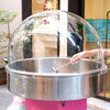 COVER ONLY: Hi Tek 28 X 15 Inch Cover for 28 Inch Cotton Candy Machine 1 Durable Candy Floss Machine Cover - Machine Sold Separately Handy Cut Out Acrylic Cotton Candy Dome Cover