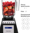 Total Classic Original Blender - Wildside+ Jar (90 Oz) - Professional-Grade Power - 6 Pre-Programmed Cycles - 10-Speeds - Black