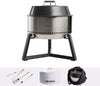 Modern Grill Ultimate Bundle Heavy Duty Portable Charcoal Grill for Outdoors Great BBQ Smoker Grill Includes Grilling Accessories and Cooking for Camping