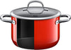 "Passion High Casserole with Lid, Red, 24 Cm