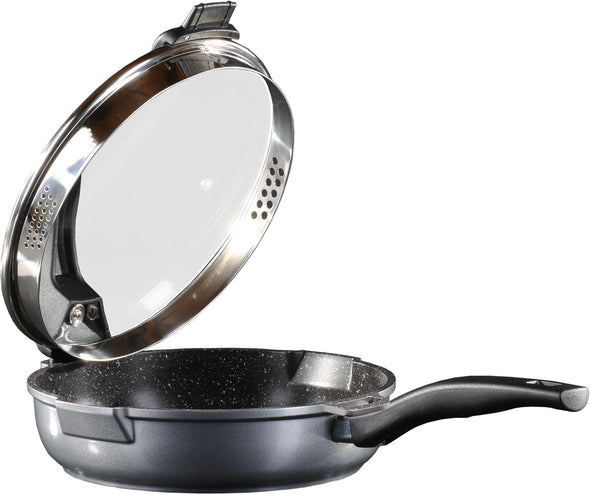 Future Sauté Pan 24 Cm with Sieving Glass Lid Suitable for Induction Cookers