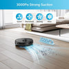 A20 Robot Vacuum and Mop Combo, Lidar Navigation, 3000Pa Suction Robotic Vacuum Cleaner, Smart Mapping, App/Alexa Control, for Pet Hair, Hard Floor, Carpet, 2.4Ghz Wifi Only