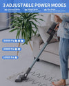 Cordless Vacuum Cleaner, 30Kpa Stick Vacuum, 350W Brushless Motor, Max 60Mins Runtime, 8 in 1 Vacuum Cleaners with 2600Mah Detachable Battery, LED Display P9 for Pet Hair Carpet Hard Floor