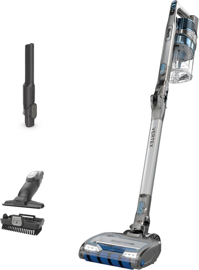 IZ462H Vertex Ultra Lightweight Cordless Stick Vacuum with Duoclean Powerfins, Crevice, Pet Multi-Tool, Anti-Allergen, Brush, Removable Handheld, Flex, 60 Min Runtime, Blue, Multiflex