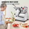 Automatic Meat Slicer, 540W Deli Slicer with Two 10" Stainless Steel Removable Blade, 0-15Mm Adjustable Thickness for Home Use, Child Lock Protection, for Meat Cheese Bread (Fully Automatic)