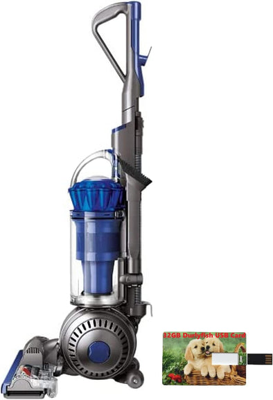 Ball Animal 2 Upright Corded Vacuum Cleaner: HEPA Filter, Height Adjustment, Self-Adjusting Cleaner Head, Telescopic Handle, Rotating Brushes, Blue