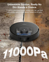 DEEBOT T30S Robot Vacuum and Mop, 11000Pa, Zerotangle Technology, Truedge Adaptive Edge Mopping, Hot Water Mop Washing, Self-Emptying, Self Refilling, Auto-Mop Lifting, Obstacle Avoidance