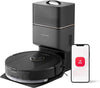 S8+ Robot Vacuum, Sonic Mop with Self-Empty Dock, Stores up to 60-Days of Dust, Auto Lifting Mop, Ultrasonic Carpet Detection, 6000Pa Suction, Black