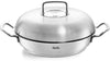 Original-Profi Collection Stainless Steel 11 Inch Serving Pan with High Dome Metal Lid