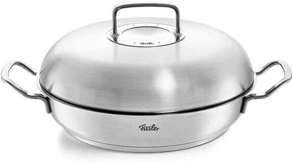 Original-Profi Collection Stainless Steel 11 Inch Serving Pan with High Dome Metal Lid