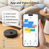 Robot Vacuum and Mop Combo 4500Pa Max Suction with Lidar Navigation Smart Mapping, 145 Min Runtime Customized Cleaning Schedule, Works with Alexa/Wifi/App, Great for Pet Hair, Carpet, Hard Floor