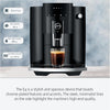 E4 Automatic Coffee Machine (Piano Black) with CLEARYL Smart+ Water Filtration, 6 Cleaning Tablets and East Coast Blend Whole Bean Coffee (4 Items)