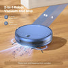 Robot Vacuum and Mop Combo, 2 in 1 Robot Mop and Vacuum, Robotic Vacuum Cleaner with Wifi/App, 2000Pa Suction, 230ML Water Tank, Self-Charging, Slim, Ideal for Hard Floor, Low Pile Carpet, Pet Hair