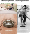 M320G Robotic Vacuum Cleaner, Carpet Detection, 8,000 Pa Suction, Low Noise, 800Ml Visible Dustbin, 360 Mins Runtime, Self-Charging, Ideal for Hard Floor, Pet Hair, Golden Brown