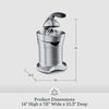 800CPXL Juicer, One Size, Brushed Stainless