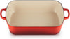 Enameled Cast Iron Signature Rectangular Roaster, 5.25 Qt. (11.7" X 16.8") , Cerise