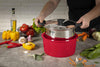 Hotpan Serving Casserole Pot, 5 Litre/22 Cm, Red