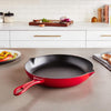 '- 1223006  Cast Iron Fry Pan, 12-Inch, Cherry