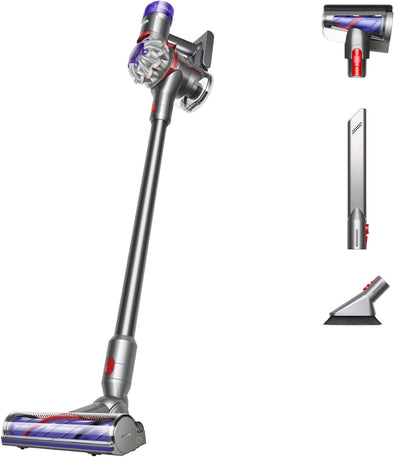 V8 plus Cordless Vacuum, Silver/Nickel