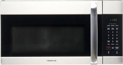 Over-The-Range Microwave Oven, 1.7 Cu. Ft. - 1000W - Auto Reheat, Multi-Stage Cooking, Melt/Soften Feature, Child Safety Lock, LED Display - Space Efficient & Powerful - Stainless Steel