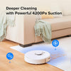 Q7 Max+ Robot Vacuum Cleaner, Hands-Free Cleaning for up to 7 Weeks, Robotic Vacuum with App-Controlled Mopping, 4200Pa Suction, No-Mop&No-Go Zones, 180Mins Runtime