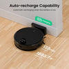 Intelligent Vacuum Cleaner Robot, Self-Charging Robot Vacuum with Schedule, Lidar Navigation, Wi-Fi/App, 133 Mins Runtime, 2000Pa Suction, Hard Floor Automatic Vacuum for Pet Hair, Low-Pile Carpet