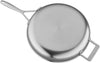 Industry 5-Ply 12.5-Inch Stainless Steel Fry Pan with Helper Handle