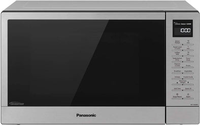 NN-SN68KS Compact Microwave Oven with 1200W Power, Sensor Cooking, Popcorn Button, Quick 30Sec & Turbo Defrost, 1.2 Cu.Ft, Stainless Steel