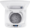 Top Load Compact Washer with LED Display, 6 Cycles, Delay Start Function, 3 Water Levels & 3 Temperature Settings, White, 0.9 Cubic Feet