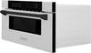 Autograph Edition 30" 1.2 Cu. Ft. Built-In Microwave Drawer in Stainless Steel with Matte Black Accents