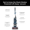 AZ3002 Stratos Upright Vacuum with Duoclean Powerfins, Hairpro, Powered Lift-Away, Self-Cleaning Brushroll, & Odor Neutralizer Technology, Navy