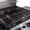 ® Grillin' Pro 3-Burner Propane Gas Grill in Black with 40,800 BTU, Cast Iron Grates and Warming Racks, 630 Cooking Square Inches, Model E3001