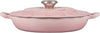 Signature Enameled Cast Iron Petal Braiser, 2.25Qt., Shell Pink