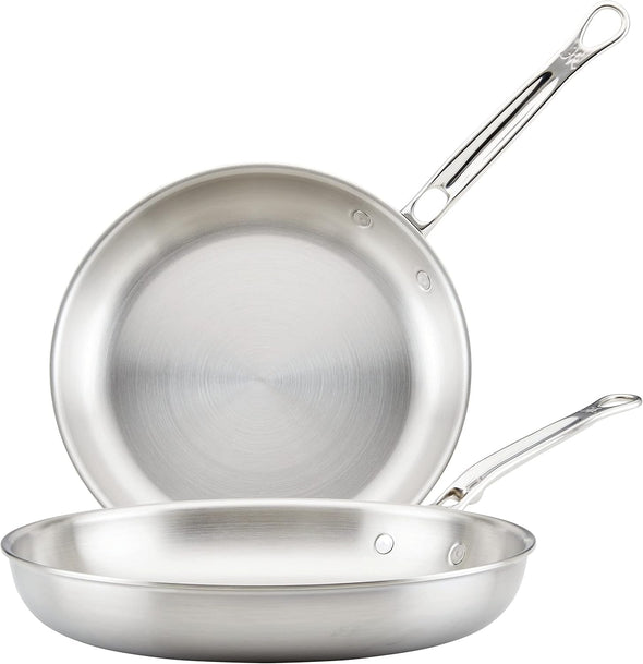 Thomas Keller Insignia by  - Stainless Steel Frying Pan Set, Induction Cooktop Compatible, 11'' & 12.5''